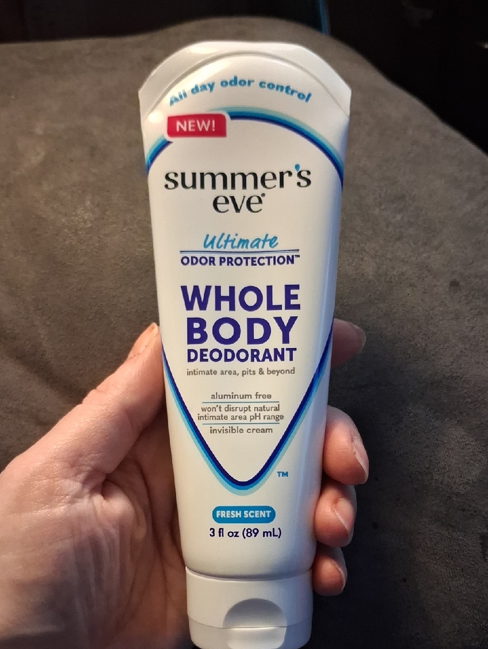 Summer's Eve Whole Body Deodorant - Fresh Scent, White Bottle
